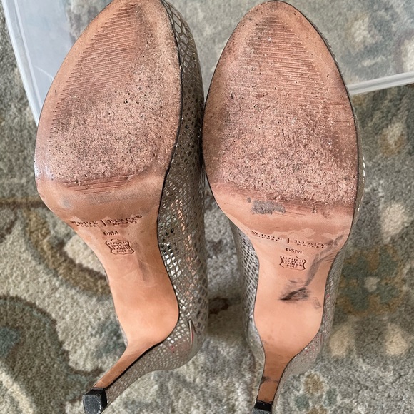 Whbm metallic platform heels - Picture 2 of 3